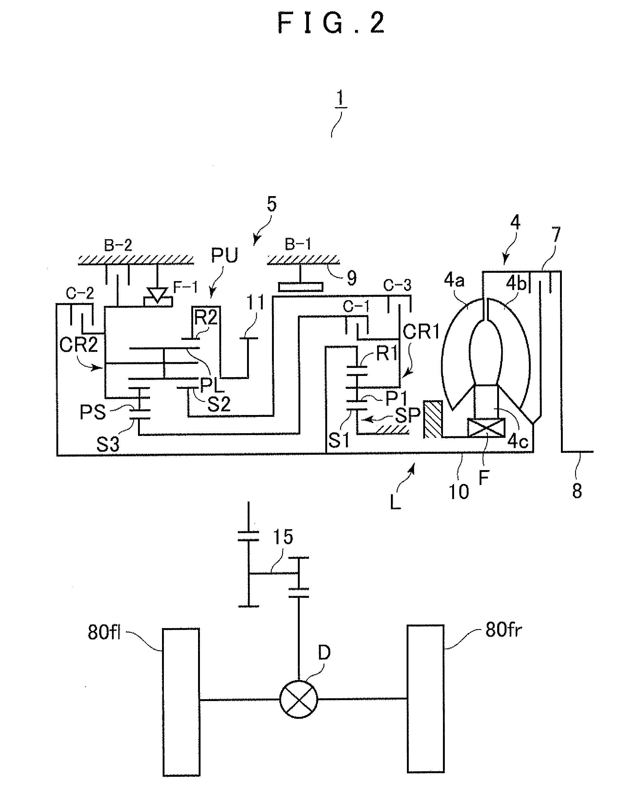 Automatic transmission for hybrid vehicle