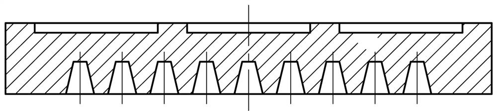 Jaw plate with self-formed teeth