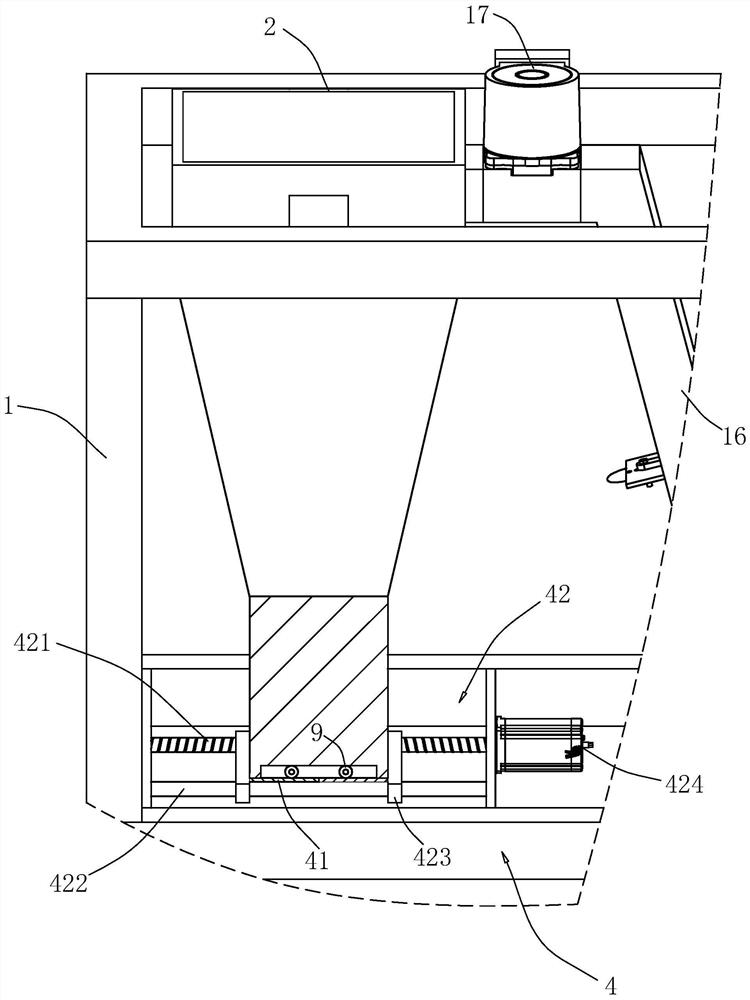 Automatic pouring wet joint device