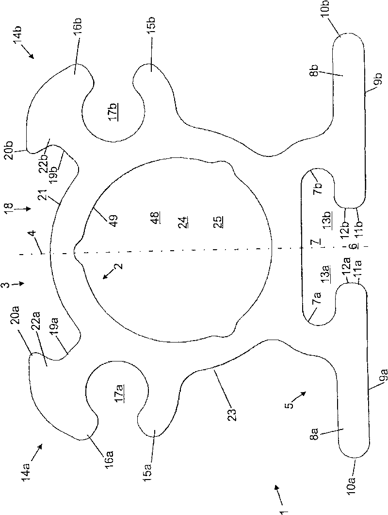 Door stay with support housing