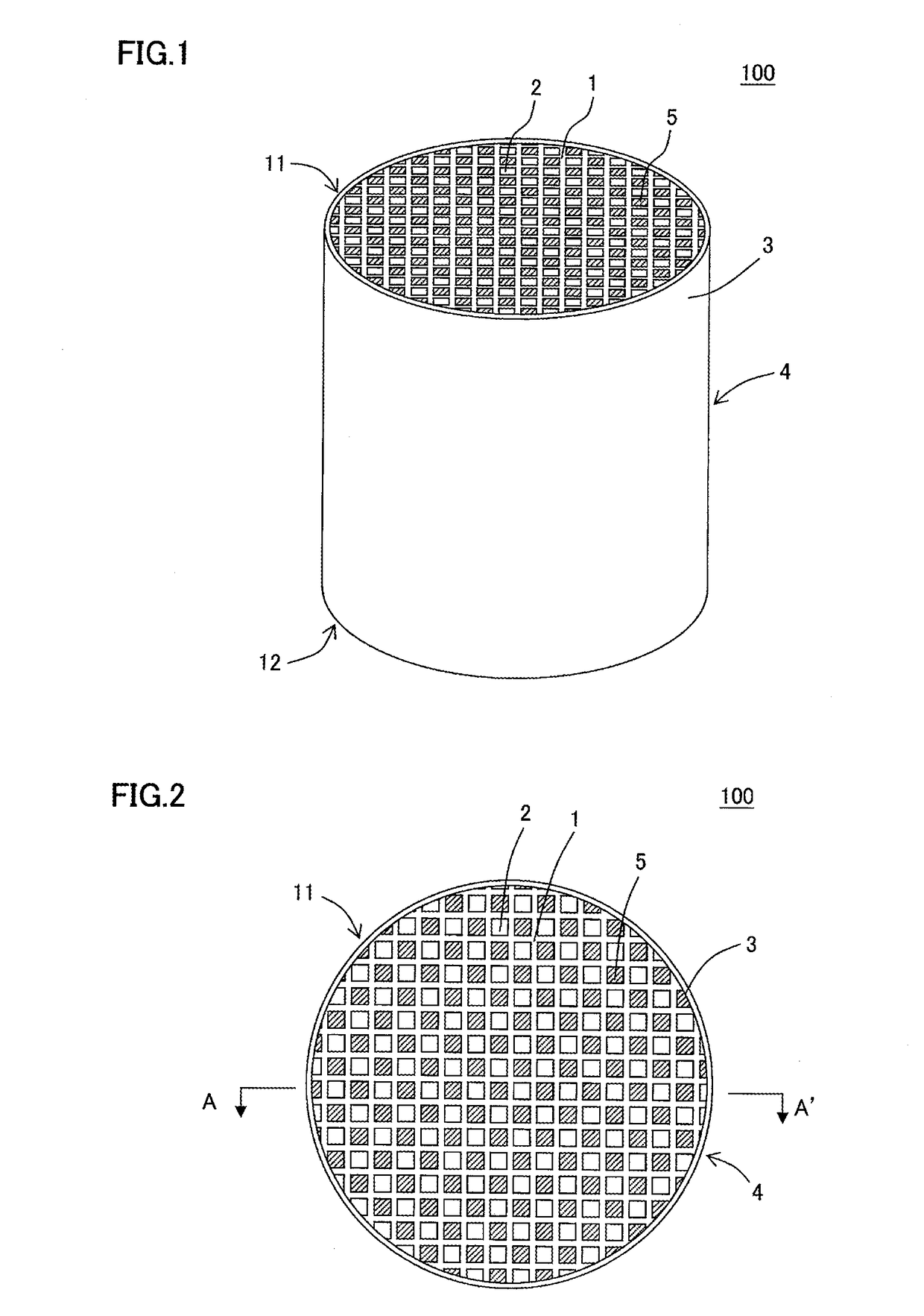 Plugged honeycomb structure