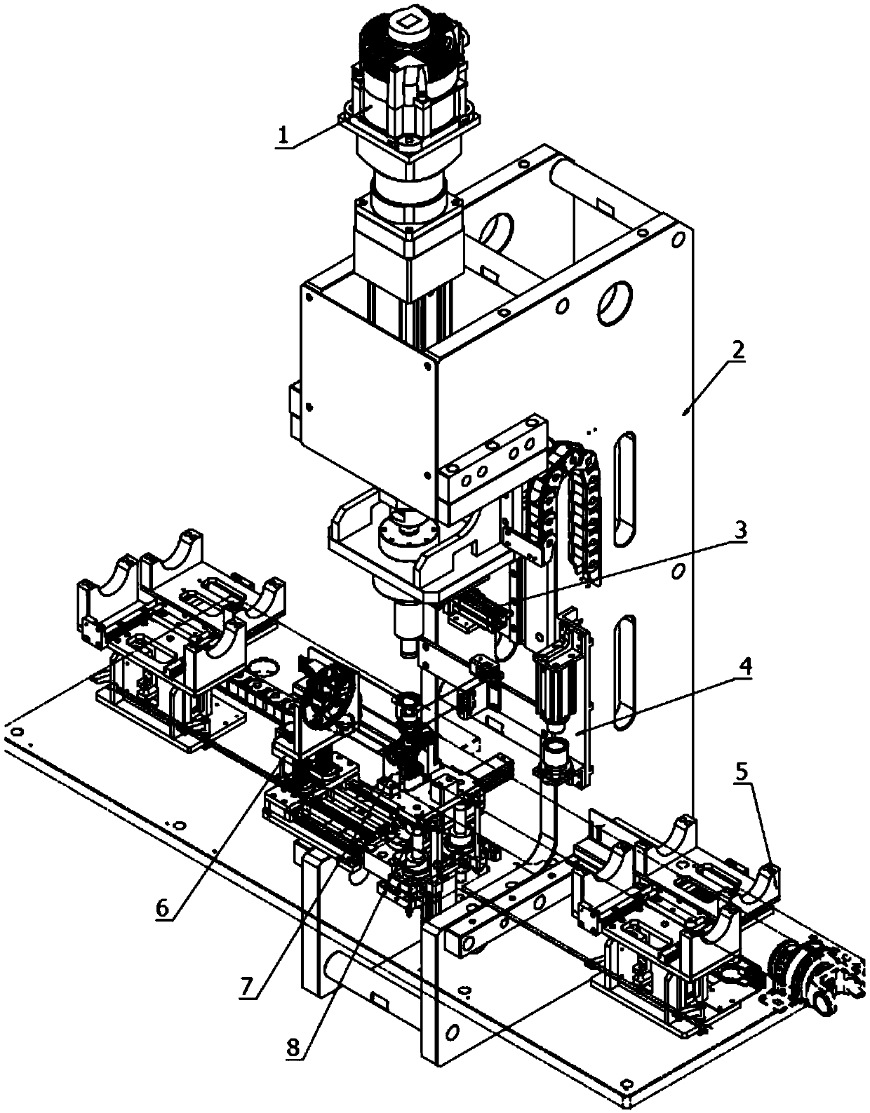 Cross shaft automatic assembling mechanism