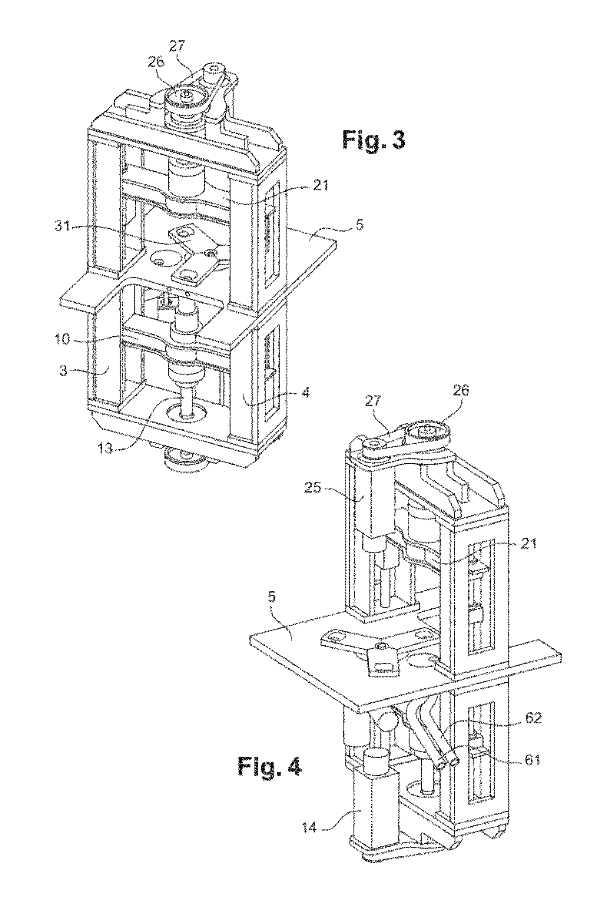 Facility for producing a solid product using one or more powder materials