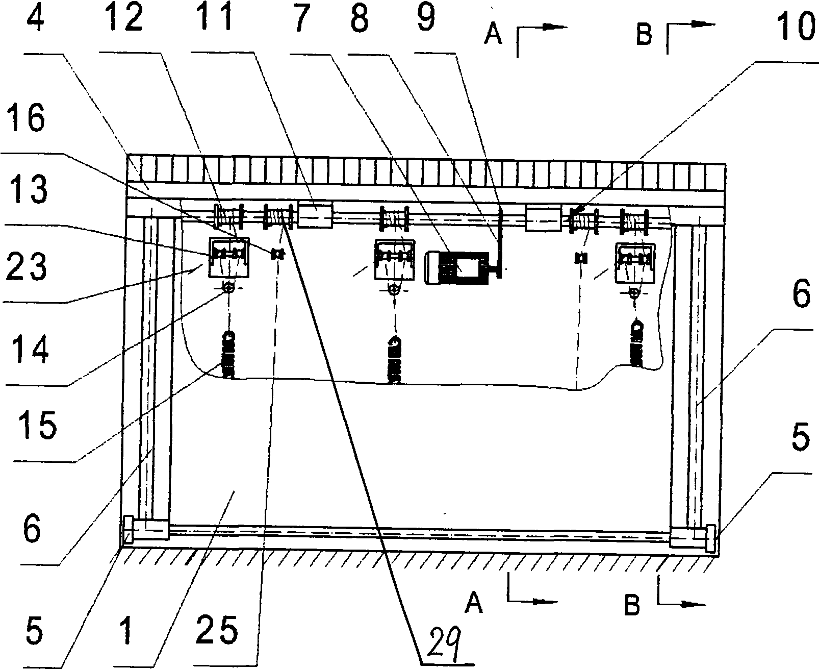 Telescopic movable garage