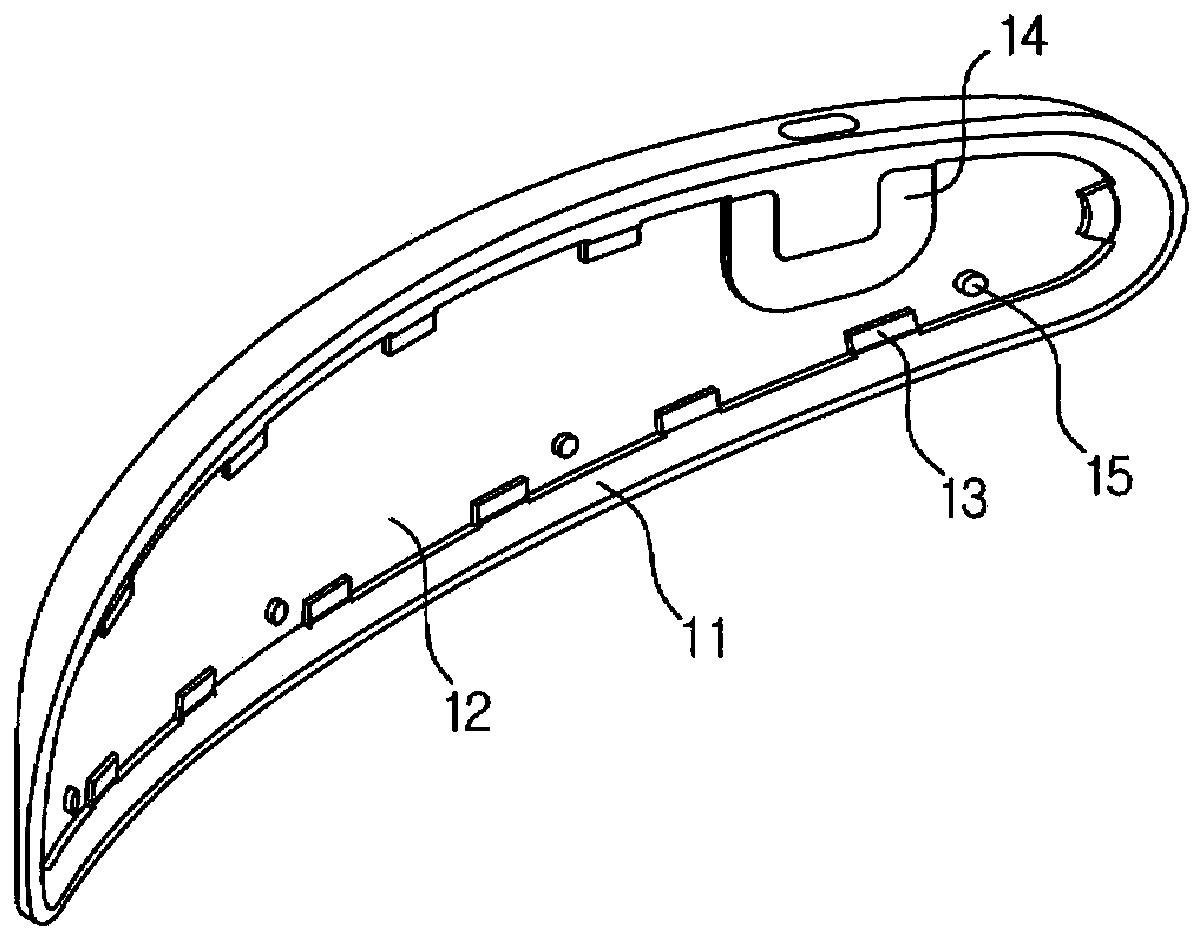 Adhesive-type heating device and manufacturing method thereof