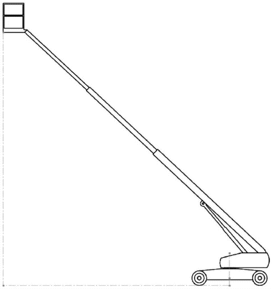 Novel scissors type high-altitude operation car