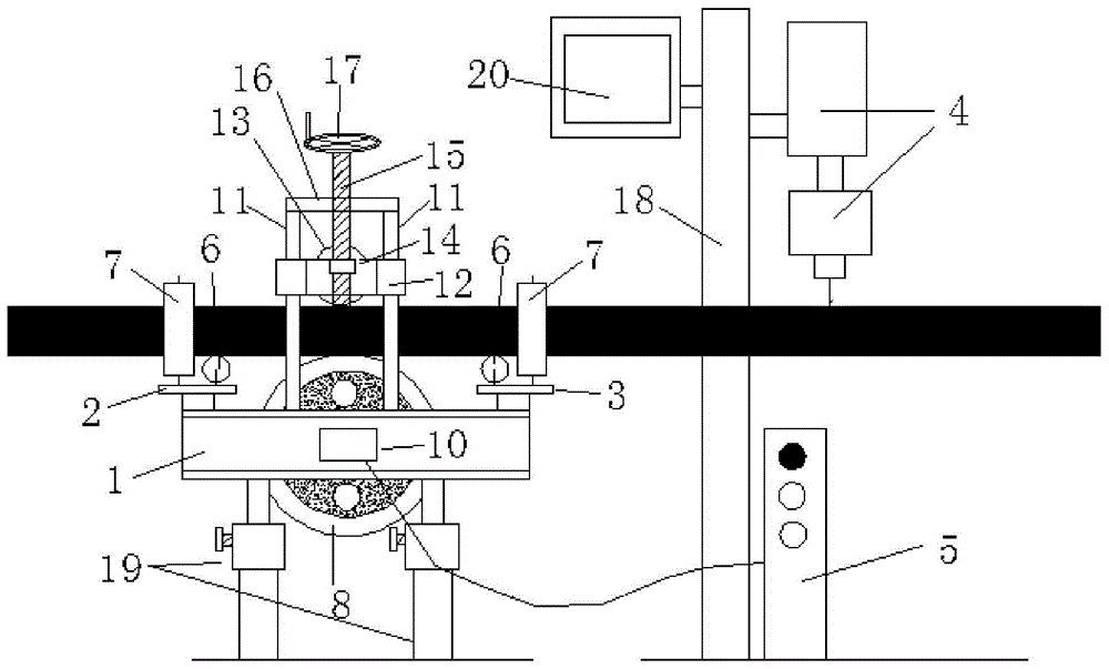 Processing device for rubber sheath in mining cables