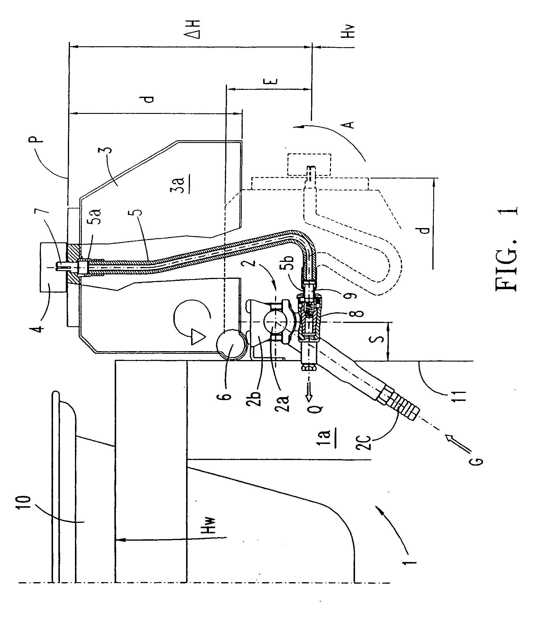 Gas cooker appliance with an orientable control panel