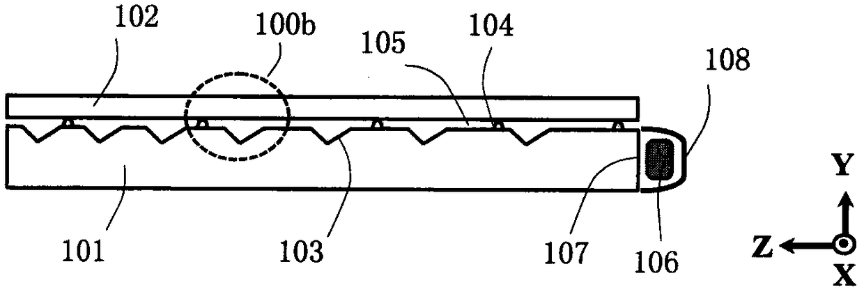 Area light source device and reflecting display device