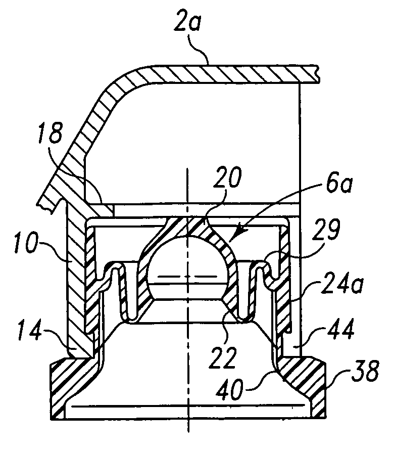 Plug-in coupling allowing for compensating movements