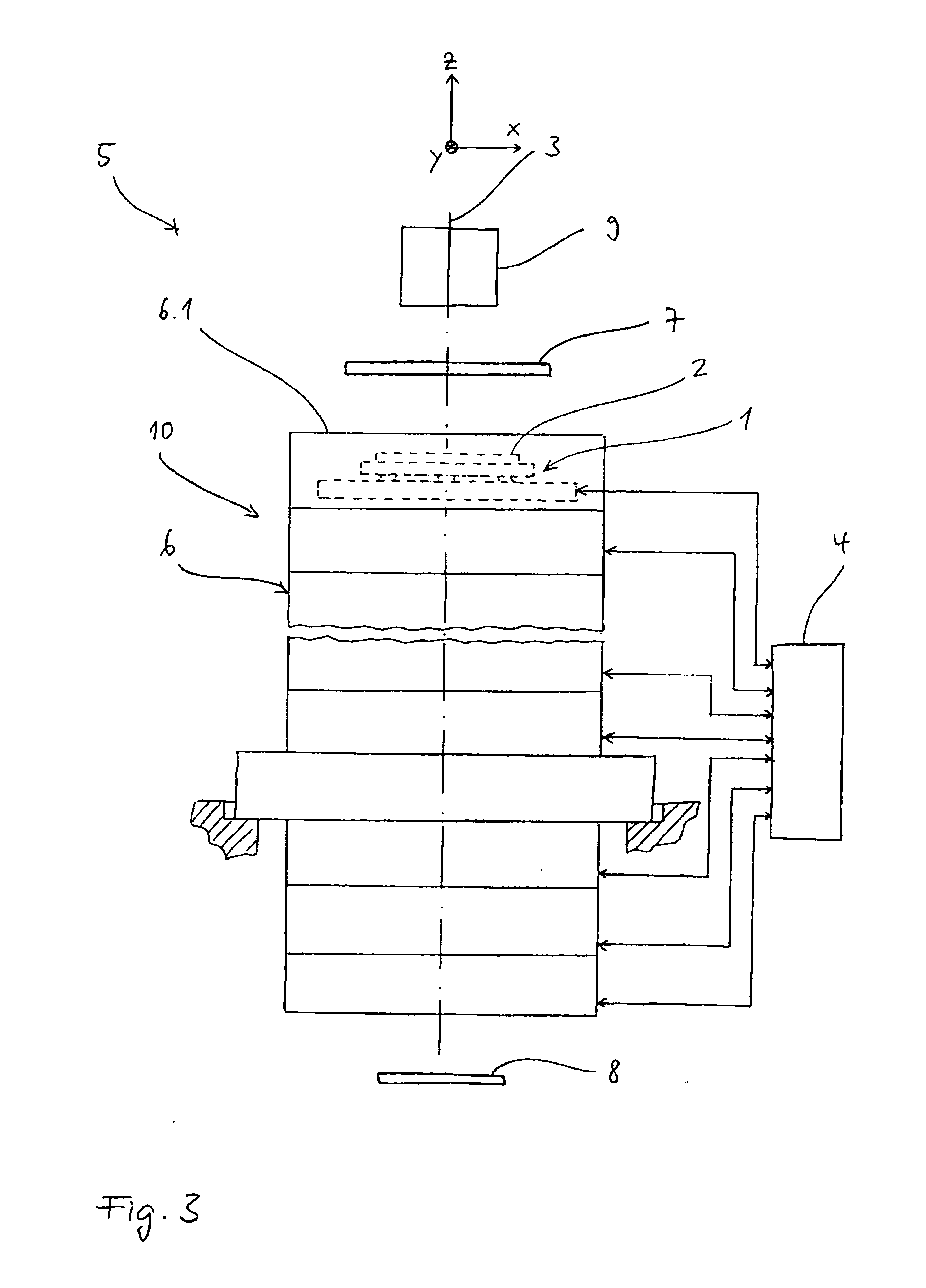 Support Device for Positioning an Optical Element