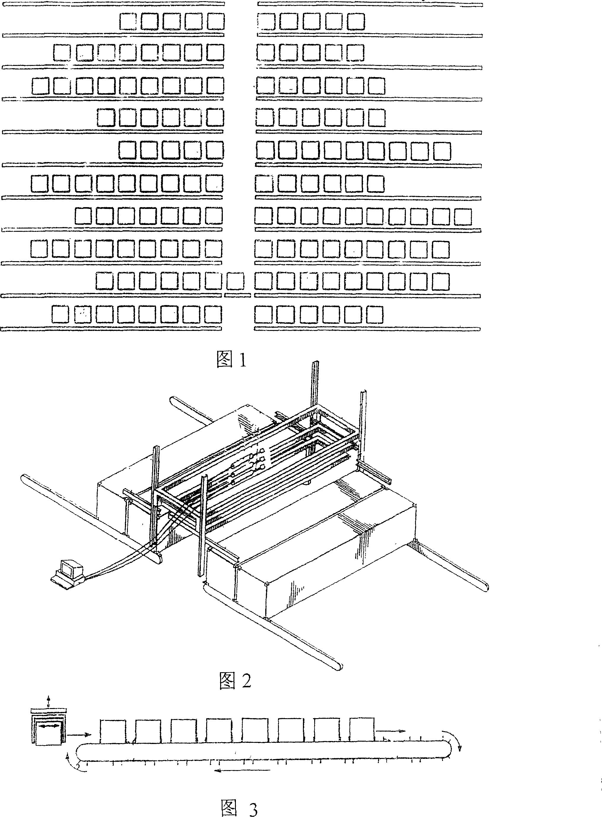 Automation container boat, dock and using method of warehouse transportation system composing the automation container boat and dock