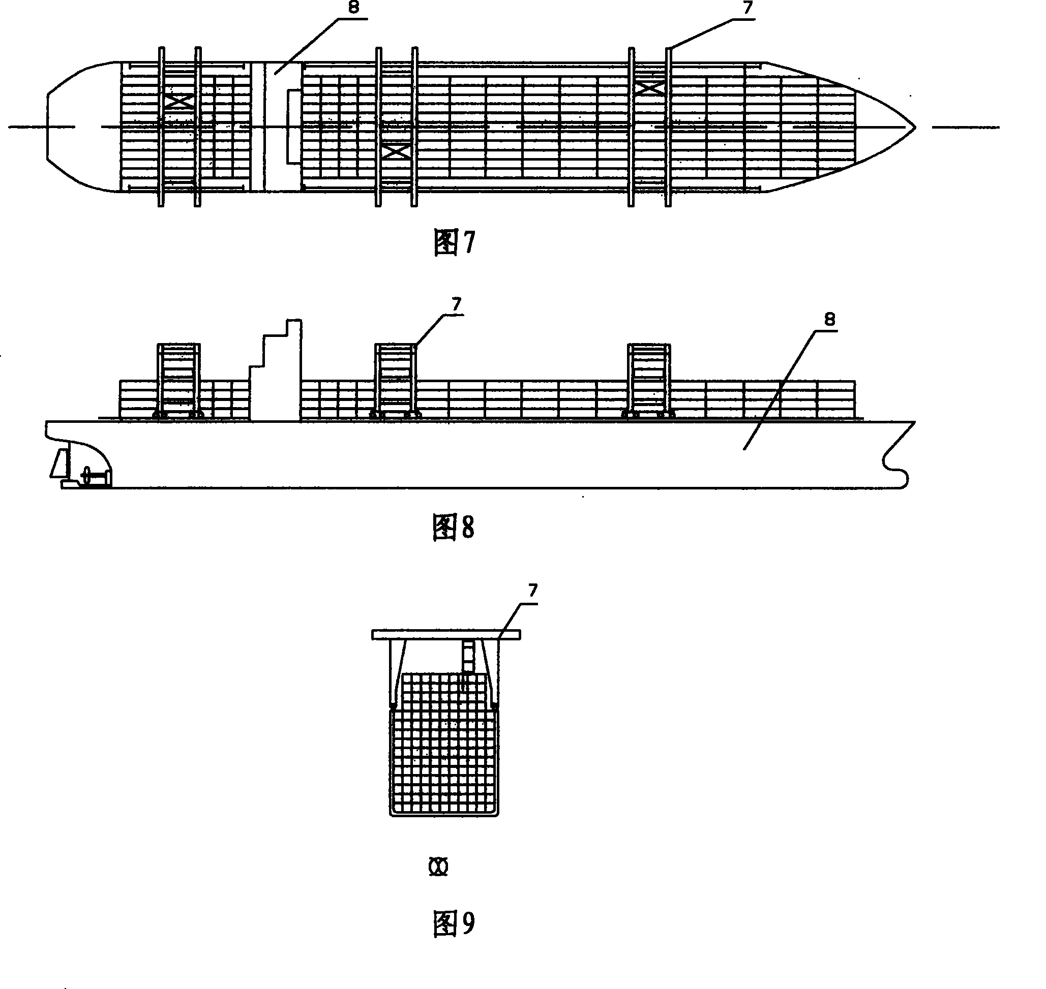 Automation container boat, dock and using method of warehouse transportation system composing the automation container boat and dock