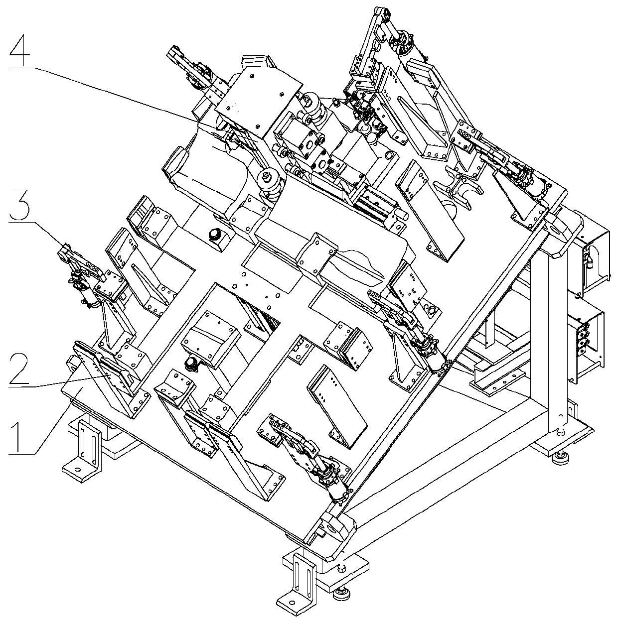 Press fit device and method for narrow and small space of automobile covering parts