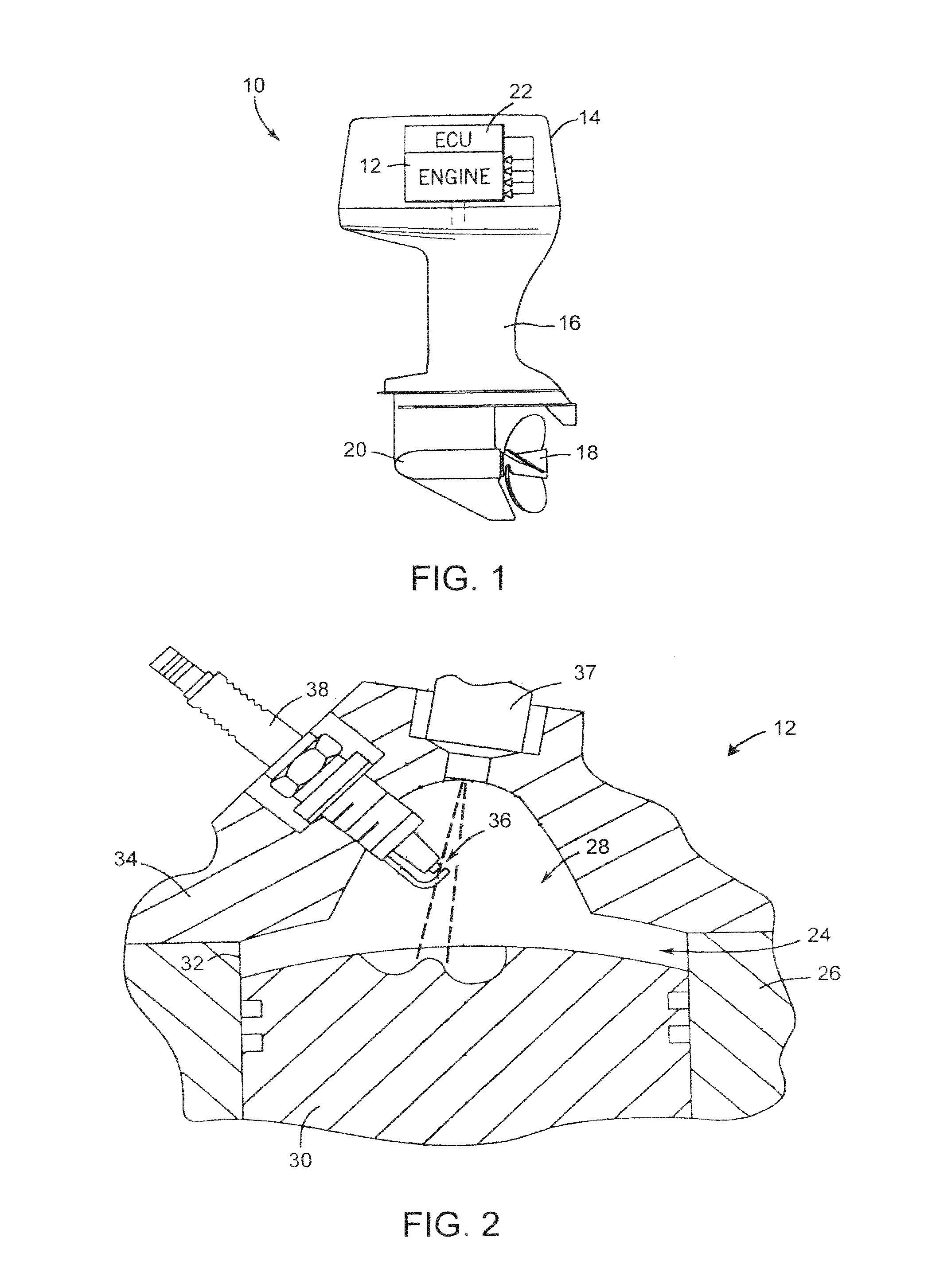 System and method to detect and correct spark plug fouling in a marine engine