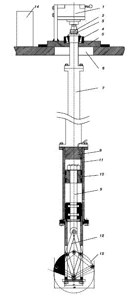 Shaping detection equipment for squeezing and expanding supporting-dish cast-in-place pile