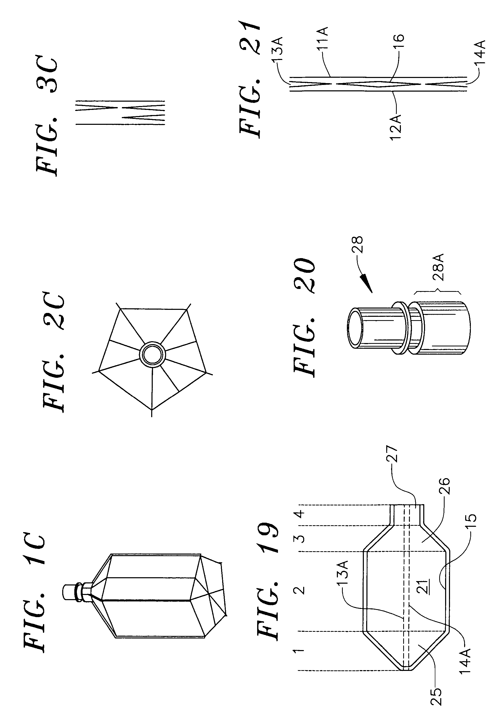 Method of fabrication of gusseted flexible bottle with fitment