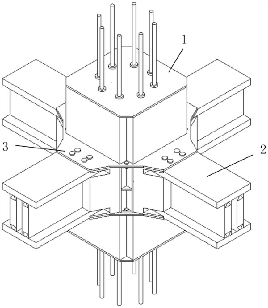 Self-tie steel-wood combined joint and mounting method
