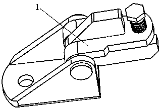 Claw hook forming method for shockproof connecting piece