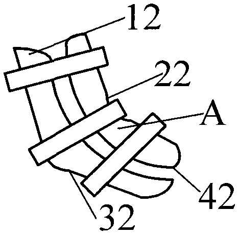 Limb joint functional position keeping device