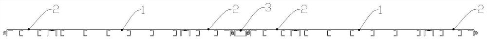 A core tube concrete wall folding formwork and its application method