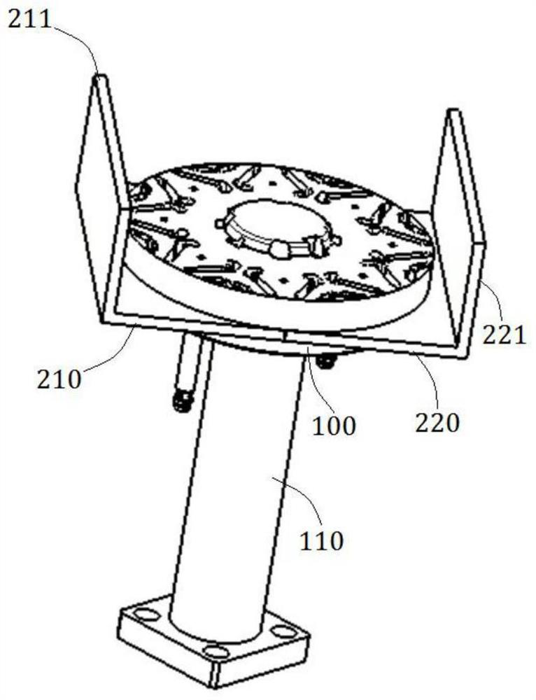 Rotor lamination supporting and transferring device