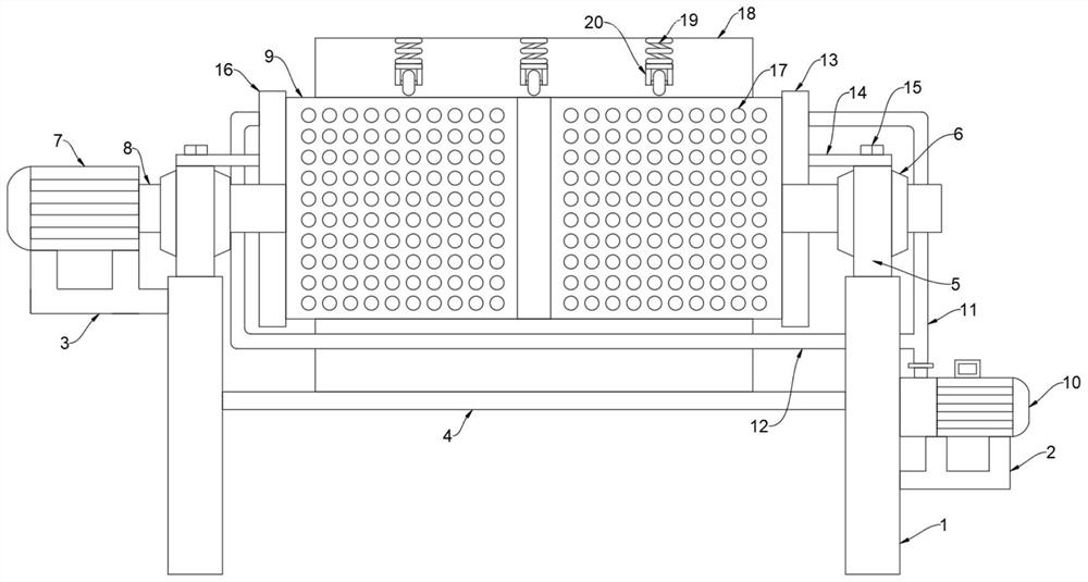 An adsorption device for high-efficiency migration of abrasive cloth