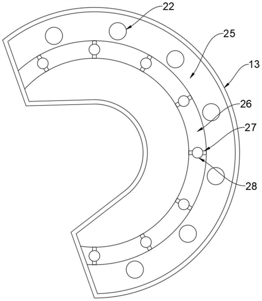 An adsorption device for high-efficiency migration of abrasive cloth