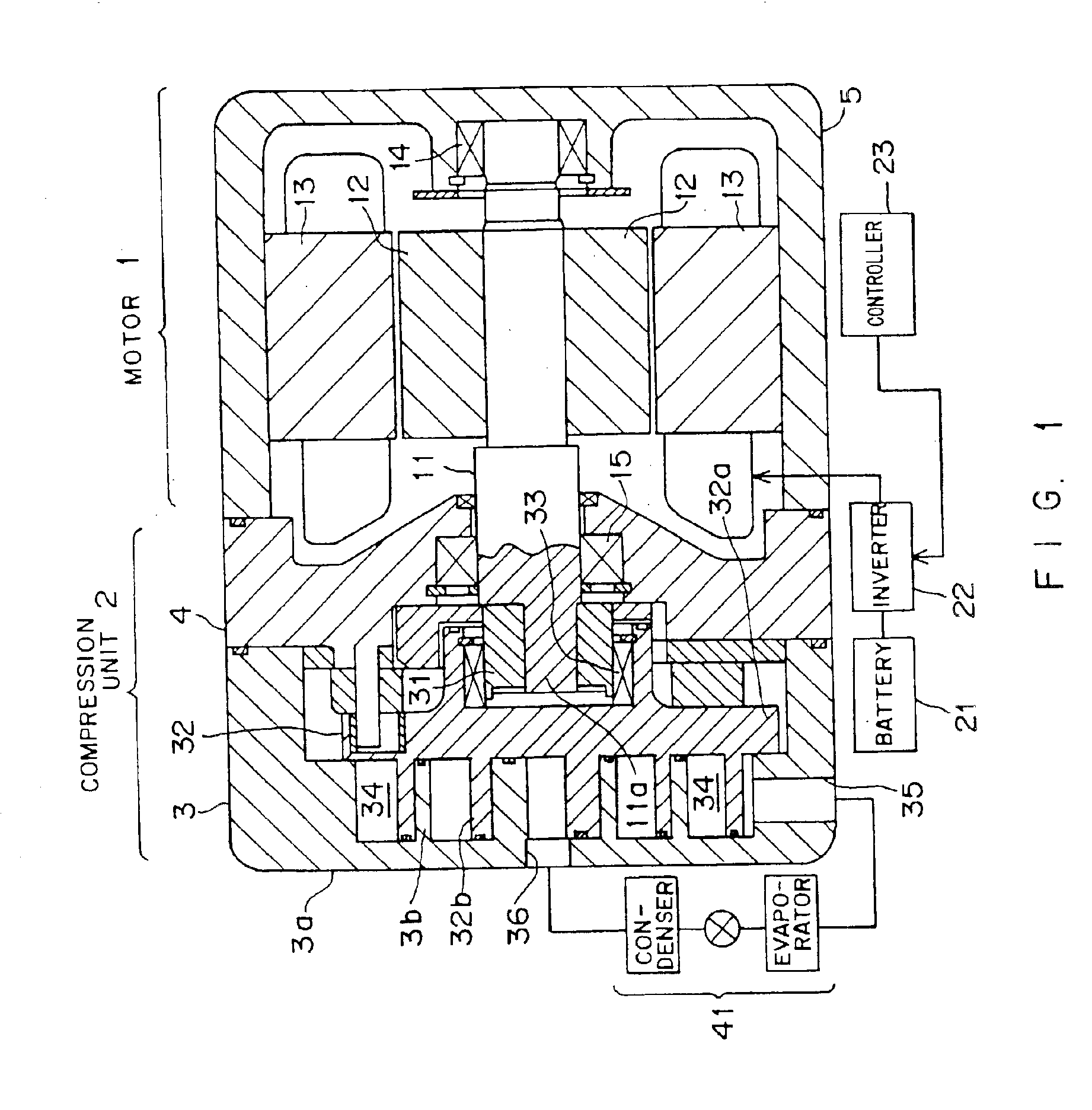 Electric compressor and control method therefor