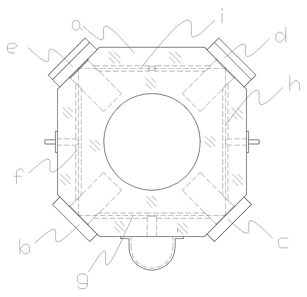 Method of Reducing Susceptibility of Square Two-frequency Laser Gyroscope