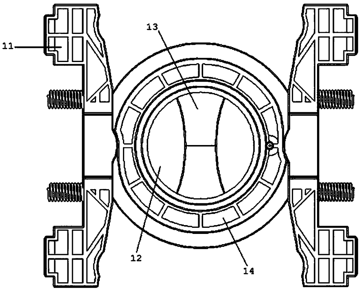 High-efficiency and high-sensitivity biomacromolecular membrane transferring and dyeing system and equipment