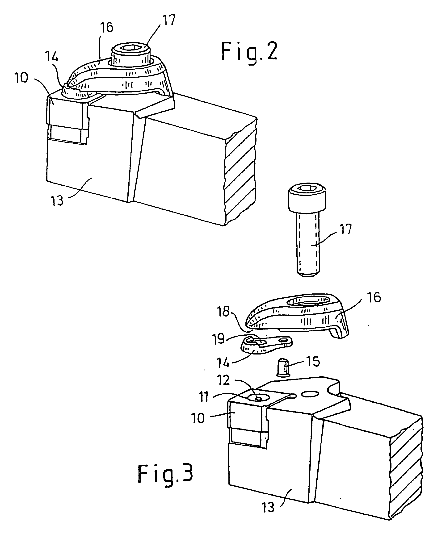 Metal cutting tool and cutting plate provided in the shape of a donut