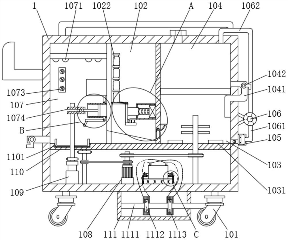 Medical injection vehicle