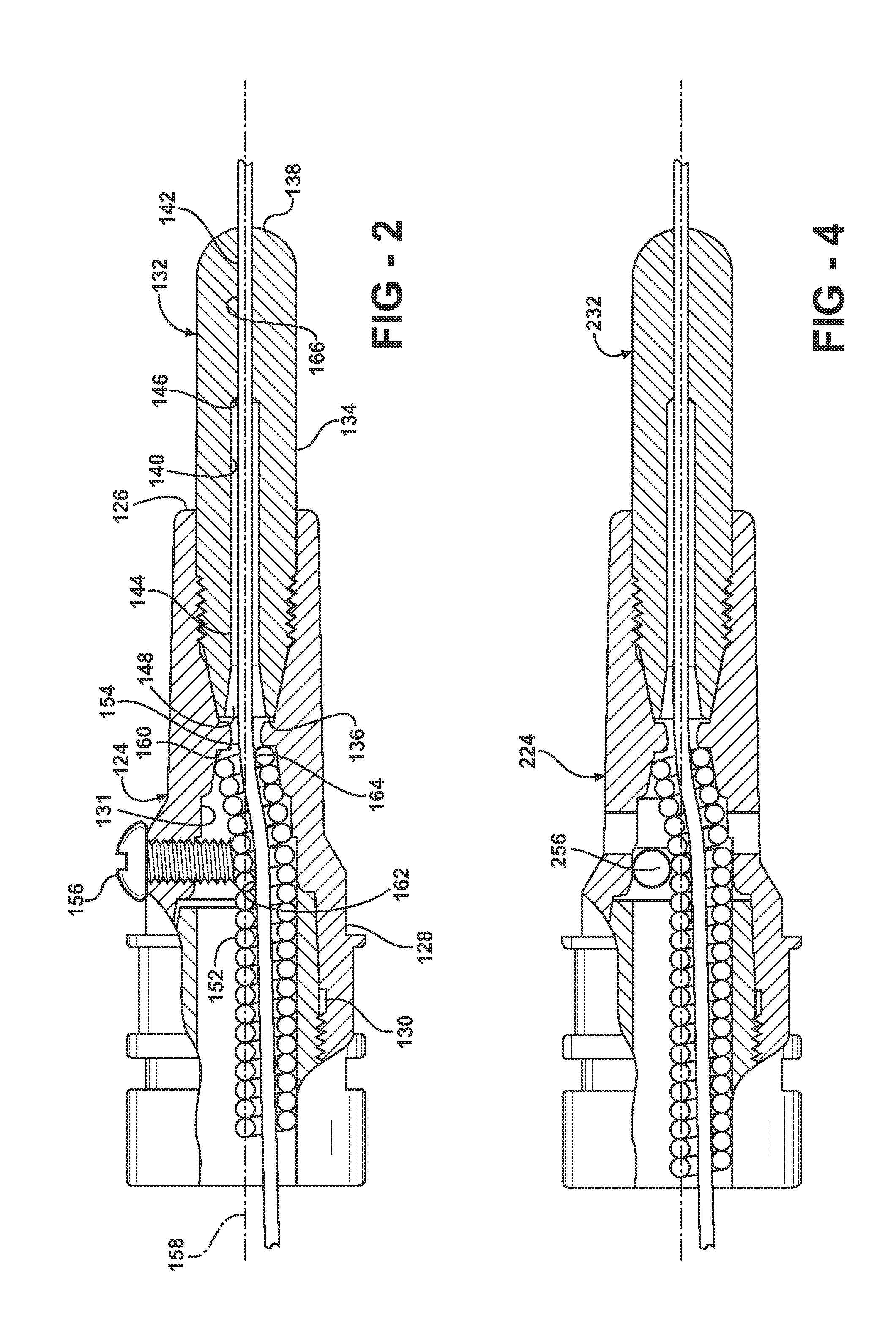 Retaining head and contact tip for controlling wire contour and contacting point for gmaw torches