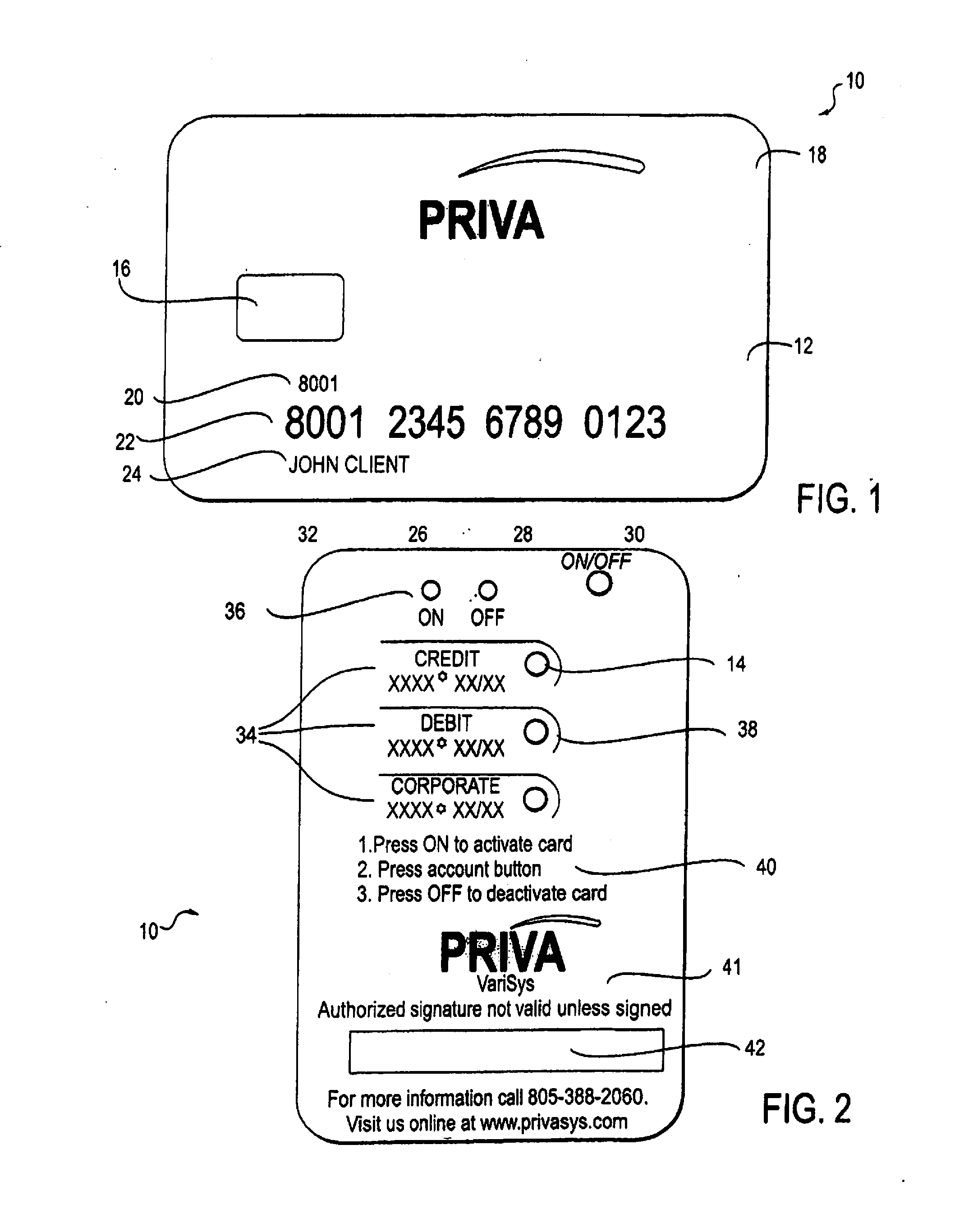 Electronic Financial Transaction Cards and Methods