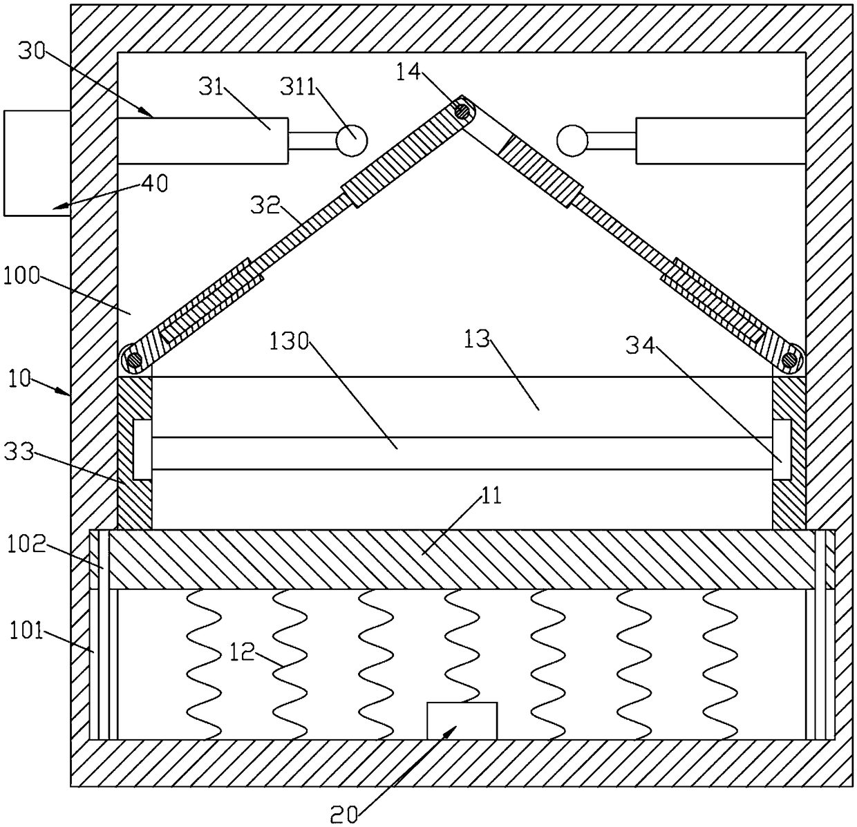 Drug storage cabinet for accurate calculation of drug quantity