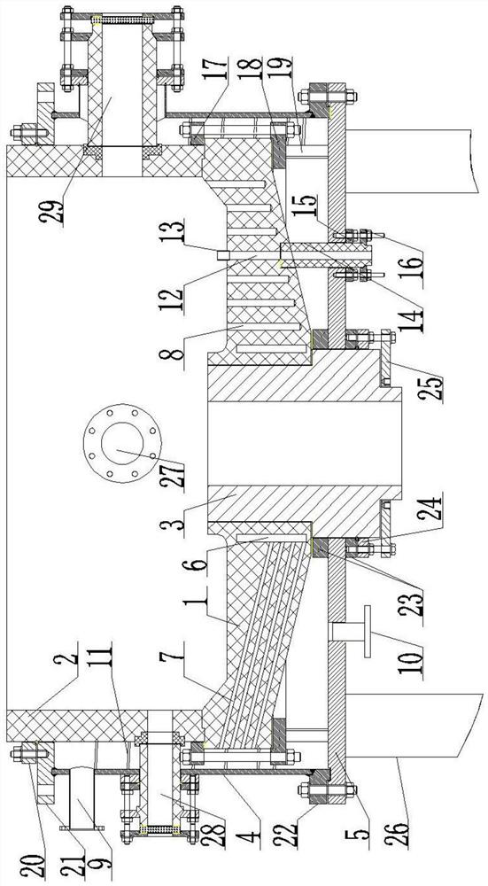 Synthetic furnace base with temperature control protection and automatic cleaning functions