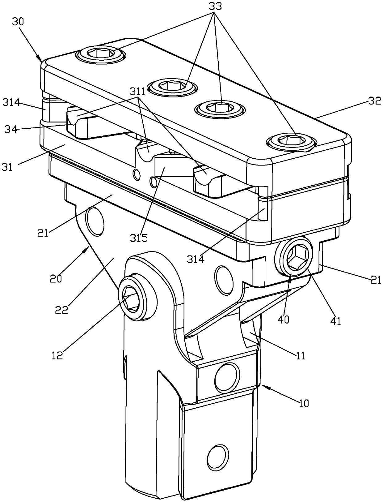 Proximal joint deformity correction external fixator