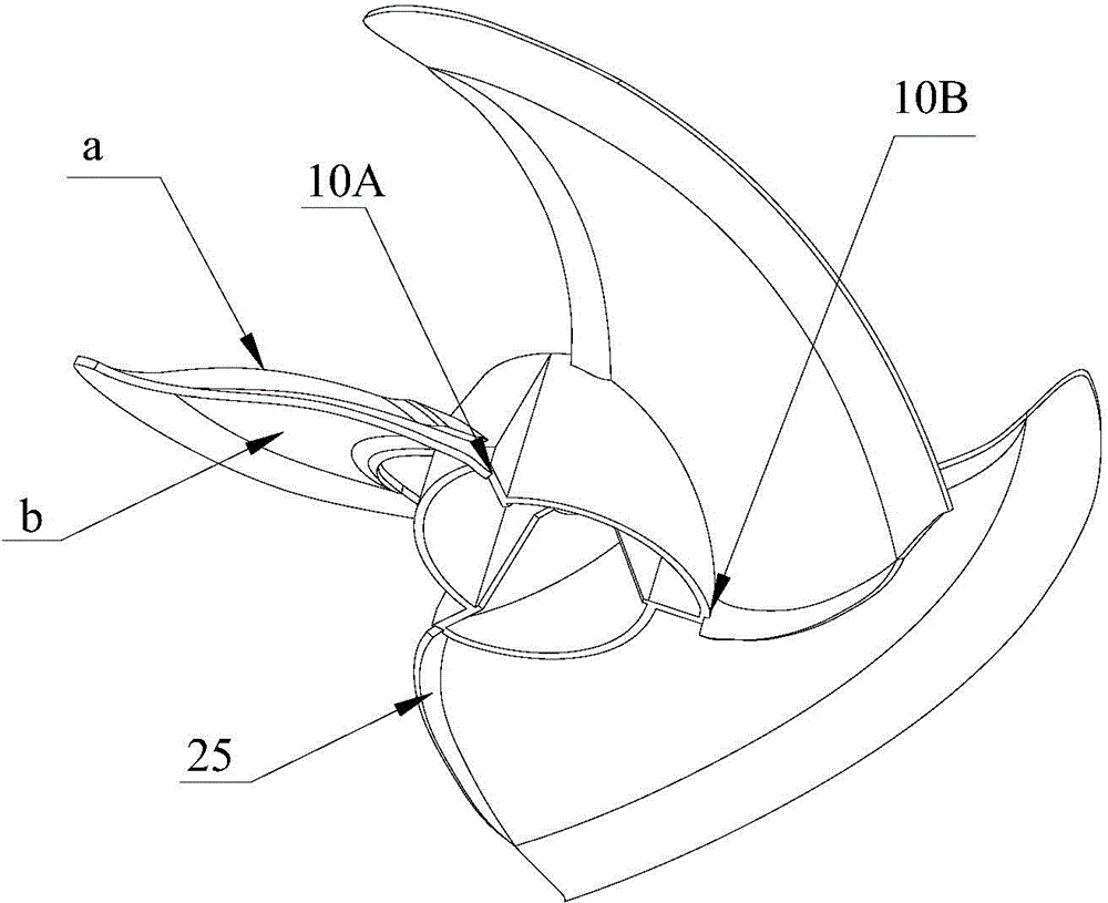 Axial flow fan and air conditioner with same