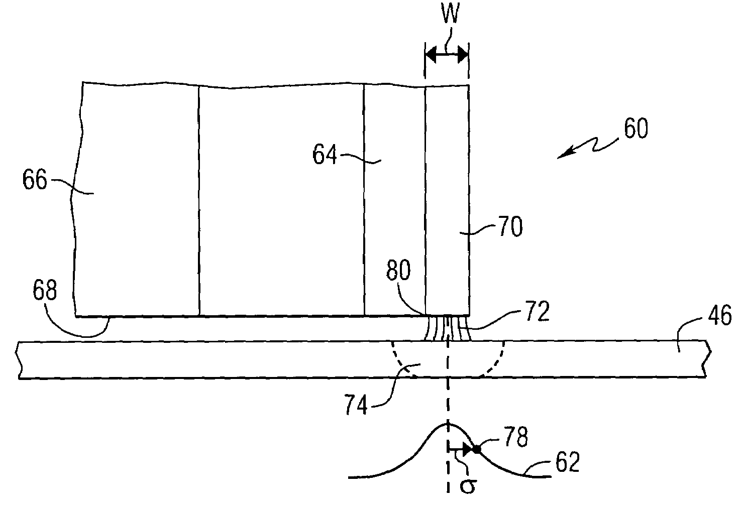 Heat assisted magnetic recording head and method