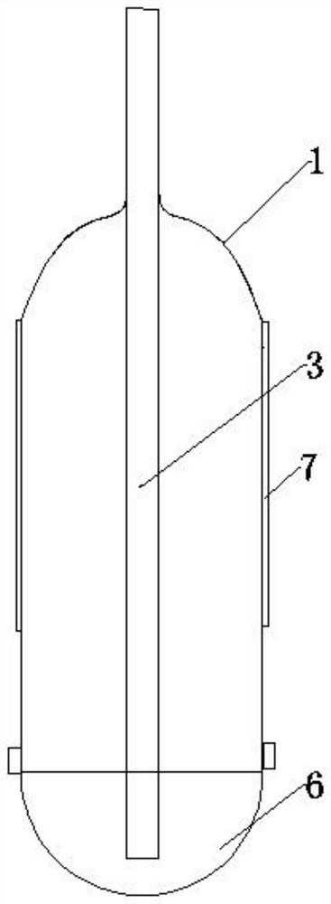 A device and method conducive to moisture absorption and heat storage guided discharge in coal piles