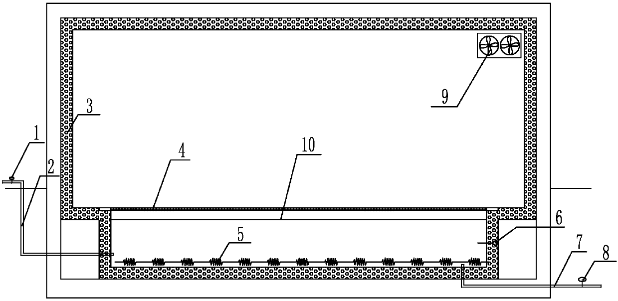 Novel refrigeration storage with function of adjusting humidity of indoor space