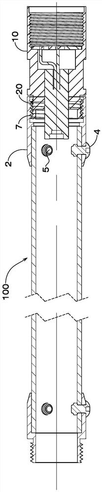 Laser positioning mounting bar for borehole stress meter and mounting method of mounting bar