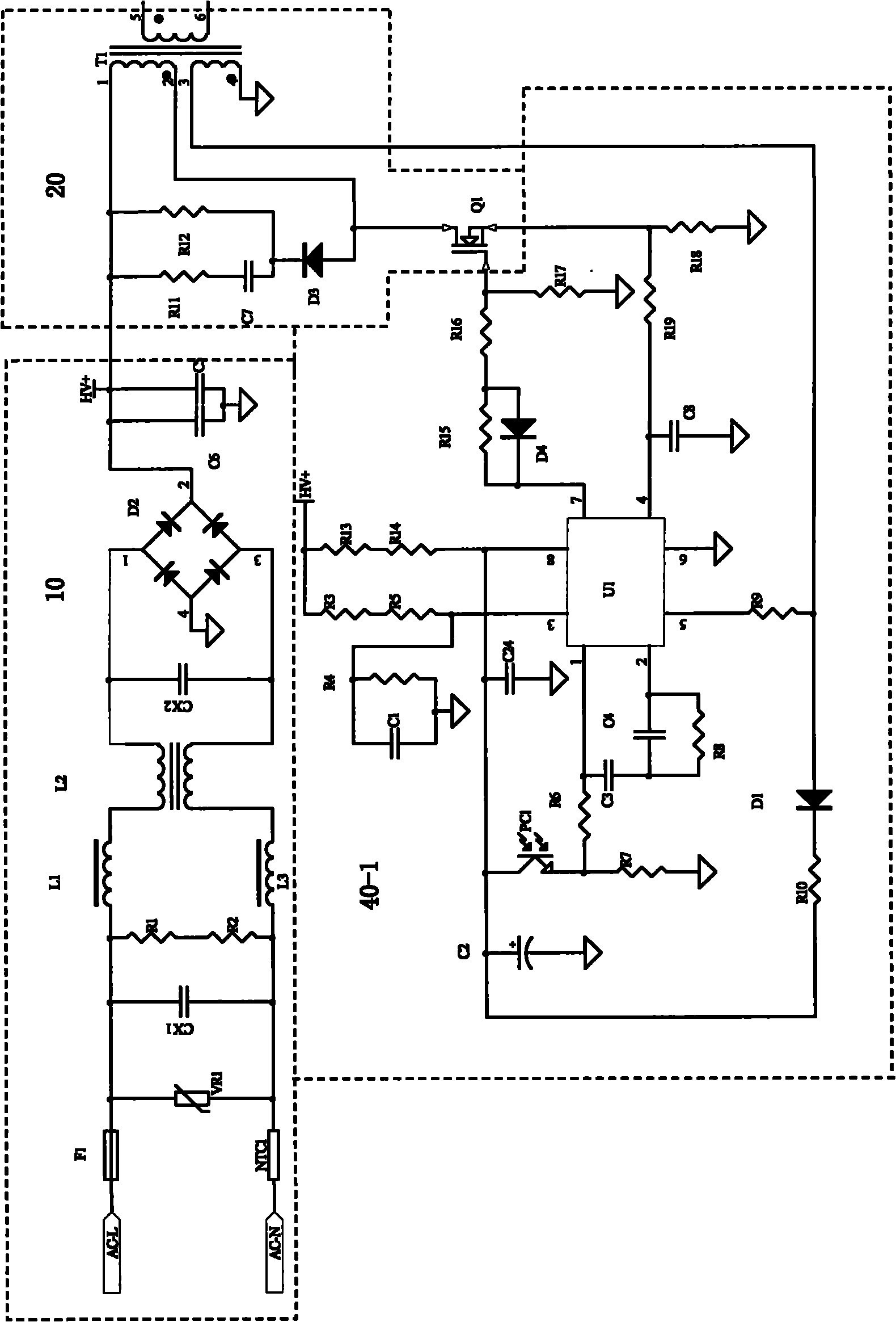 LED power driving circuit