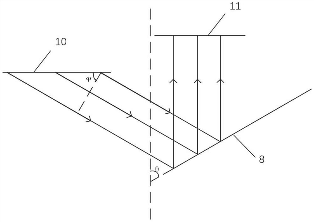 Large-view-field foreign matter detection device and method