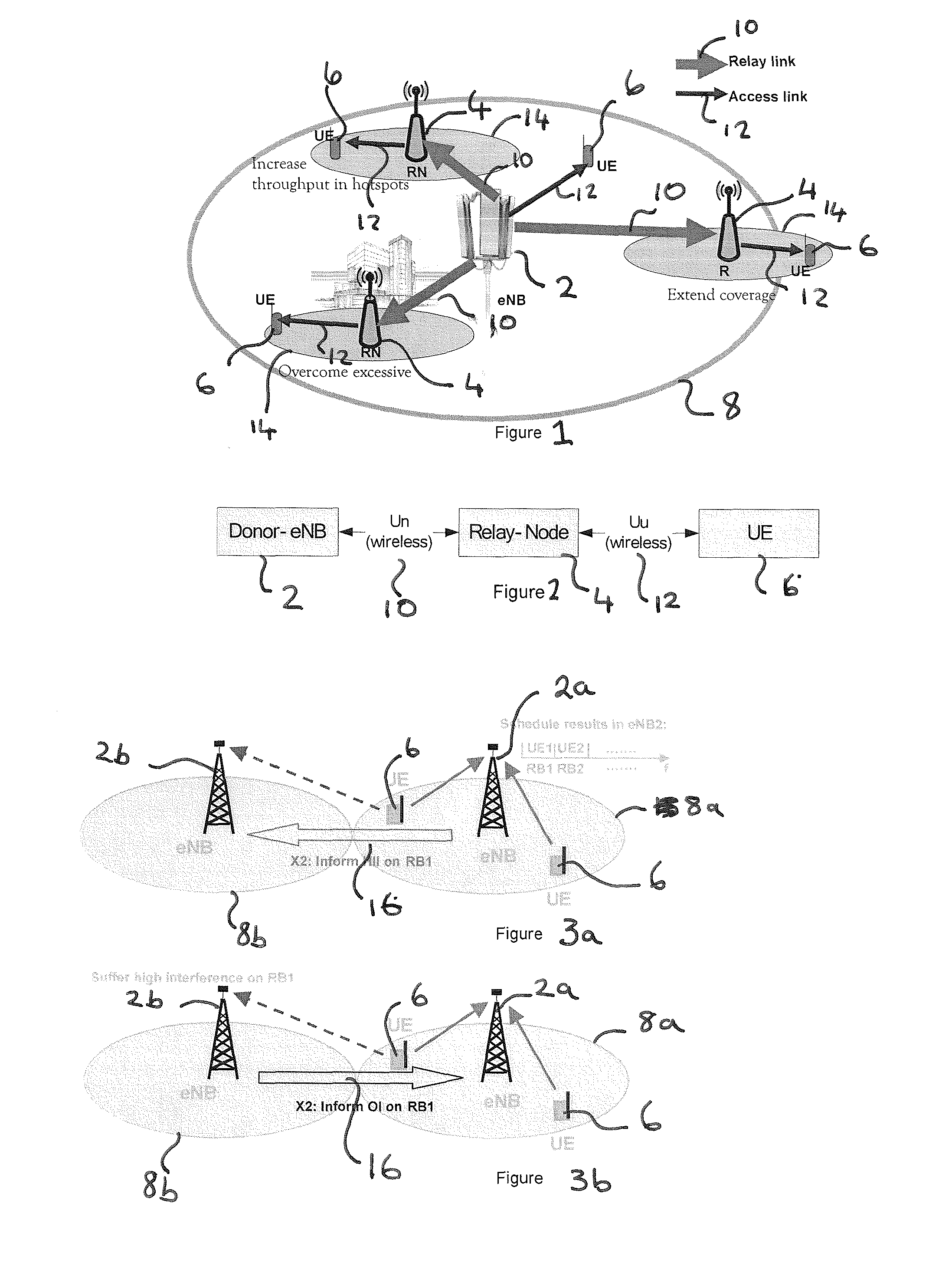 Method And Apparatus For Transmitting Load Information Among Nodes In A Radio System