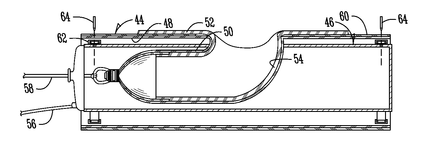 Device and method for repairing pipe