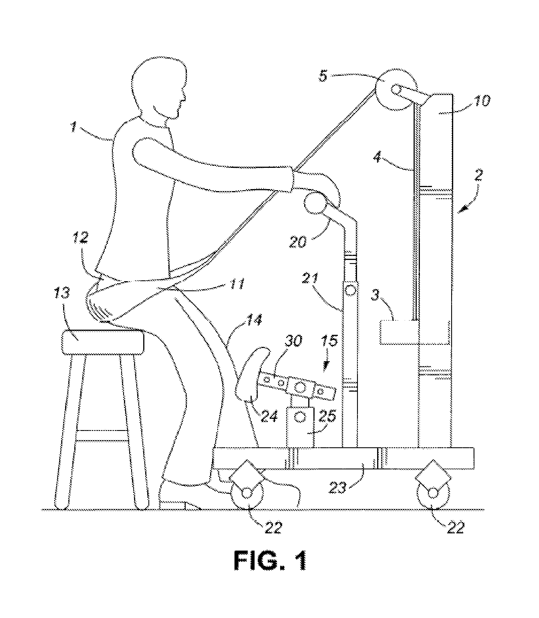 Apparatus for assisting a person to stand and walk