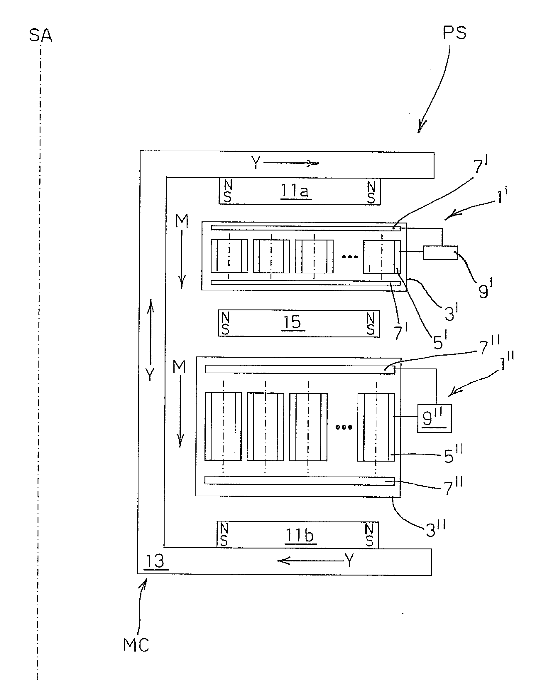 Vacuum pumping system with a plurality of sputter ion pumps