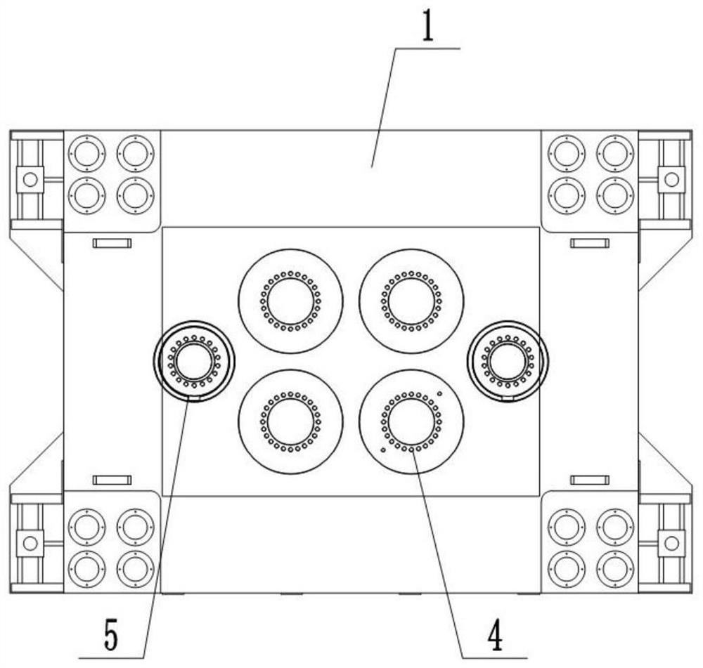 Die closing press applied to forming and production of internal high pressure and internal high pressure forming process